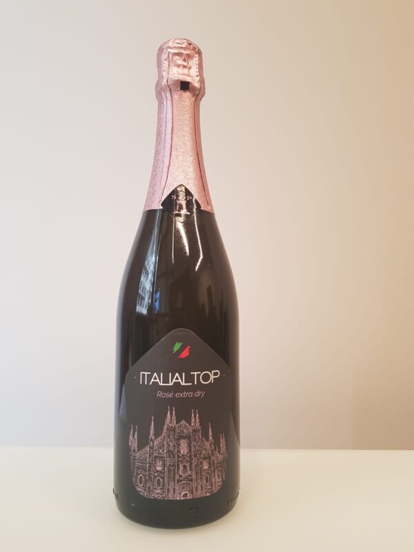 Pinot Rosè extra dry Italialtop prodotto in Italia 75 cl